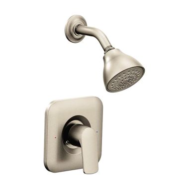 Click here to see Moen T2812BN Moen Rizon Posi-Temp Single-Function Shower Trim, 2.5 GPM, Brushed Nickel - T2812BN