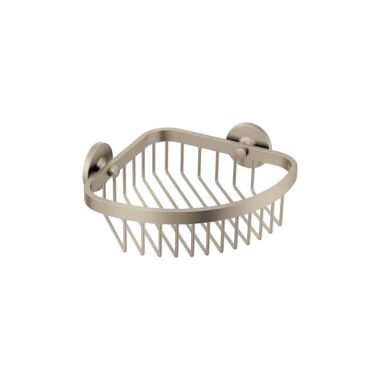 Click here to see Moen YB0275BN Moen Wynford Corner Shower Basket - Brushed Nickel (YB0275BN)