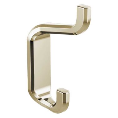 Click here to see Brizo 693598-PN Brizo Levoir Double Robe Hook, Brilliance Polished Nickel - 693598-PN