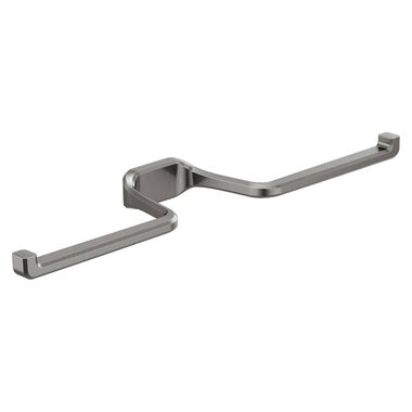 Click here to see Brizo 695198-SL Brizo Levoir Double Post Toilet Paper Holder, Brilliance Luxe Steel - 695198-SL