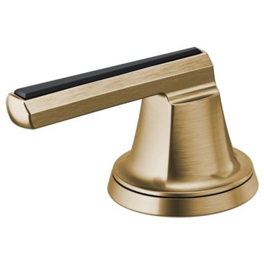 Click here to see Brizo HL5397-GLBC Brizo Levoir Brilliance Luxe Gold / Black Crystal Lever Handle Kit, ADA - HL5397-GLBC