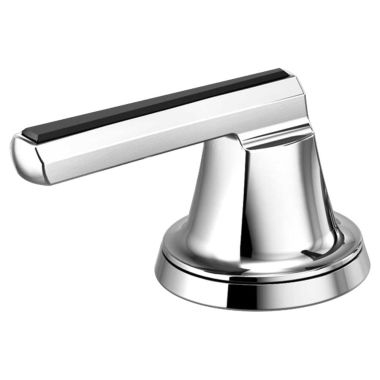 Click here to see Brizo HL5397-PCBC Brizo Levoir Polished Chrome / Black Crystal Lever Handle Kit, ADA - HL5397-PCBC