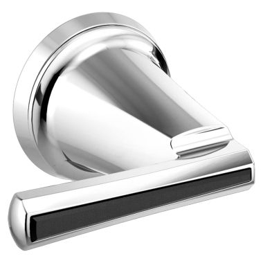 Click here to see Brizo HL5898-PCBC Brizo Levoir Polished Chrome/Black Crystal Wall Mount Lever Handle Kit, ADA - HL5898-PCBC