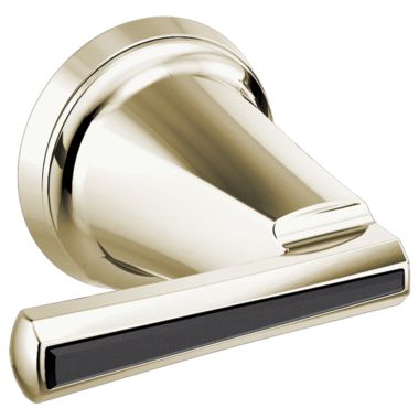 Click here to see Brizo HL5898-PNBC Brizo Levoir Polished Nickel/Black Crystal Wall Mount Lever Handle Kit, ADA - HL5898-PNBC