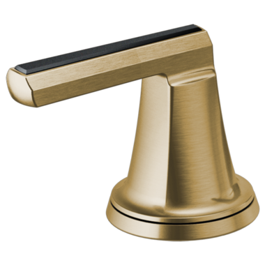Click here to see Brizo HL698-GLBC Brizo HL698-GLBC Levoir Lever Handle Kit, Luxe Gold / Black Crystal