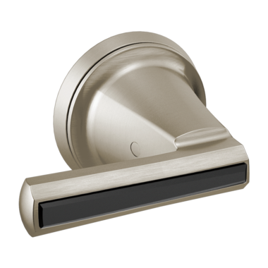 Click here to see Brizo HL7098-NKBC Brizo Levoir Brilliance Luxe Nickel/Black Crystal Wall Mount Tub Filler Lever Handle Kit, ADA - HL7098-NKBC