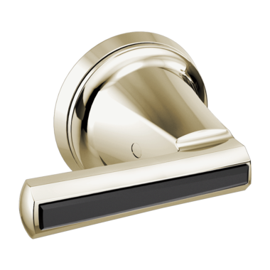 Click here to see Brizo HL7098-PNBC Brizo Levoir Brilliance Polished Nickel/Black Crystal Wall Mount Tub Filler Lever Handle Kit, ADA - HL7098-PNBC