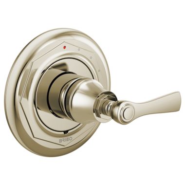 Click here to see Brizo T60P060-PN Brizo Rook Pressure Balance Single-Handle Valve Trim, Lever Handle, Polished Nickel - T60P060-PN
