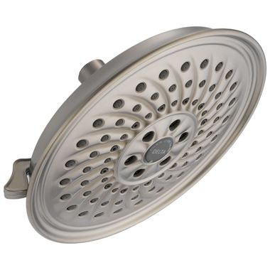 Click here to see Delta 52687-SN Delta H2OKinetic 3-Setting Raincan Shower Head, 1.75 GPM, Satin Nickel - 52687-SN
