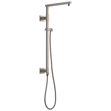 Click here to see Delta 58420-SS Delta Universal Showering 26in Angular Shower Column Kit with Stretchable Hose for Shower Head and Hand Shower, Brilliance Stainless - 58420-SS