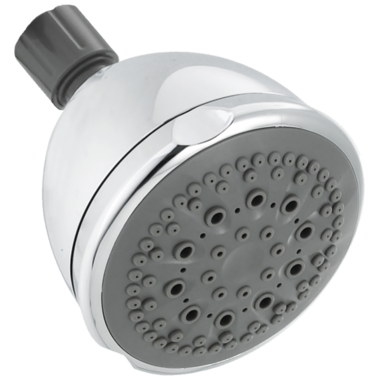 Click here to see Delta 75564C Delta 5-Setting Shower Head with Touch-Clean Nozzles, Round, 1.75 GPM, Chrome - 75564C