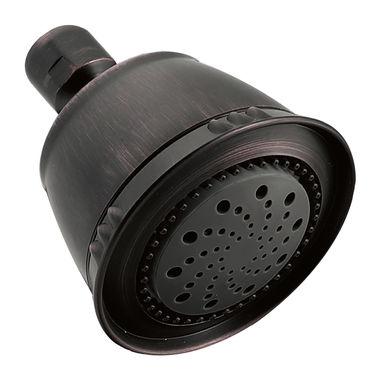 Click here to see Delta 75566CRB Delta 75566CRB 5-Setting Traditional Shower Head, Touch-Clean - SpotShield Venetian Bronze