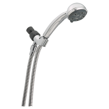 Click here to see Peerless 76306C Peerless 1.75 GPM 3-Spray Setting Hand Shower, Touch-Clean Spray Nozzles, WaterSense, 8-7/16in-Length, 2-15/16-Diameter, Chrome - 76306C