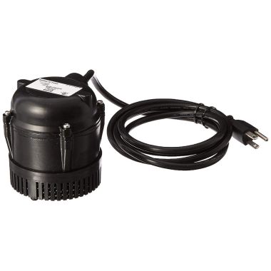 Click here to see Little Giant 501004 Little Giant 1 Oil-Filled Small Submersible Pump, 205 GPH, 115 Volts, 6 ft. Cord Length, 1/4-inch MNPT Discharge - 501004