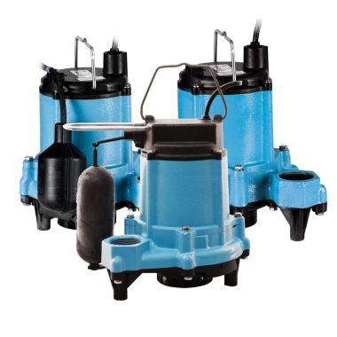 Click here to see Little Giant 506615 Little Giant 6EN Sump and Light Effluent Pump, 1/3 HP, 230V, Submersible, 10' Cord, 600 Watts, 1-1/2