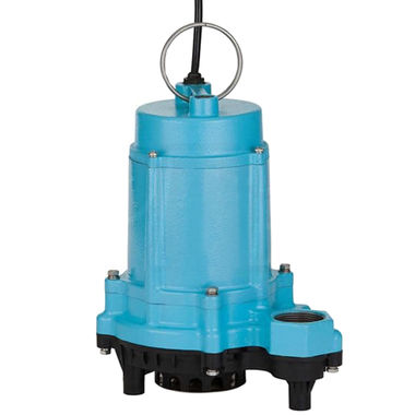 Click here to see Little Giant 506806 Little Giant 6EC Series Sump/Effluent Pump, 1/3 HP, 115V, Manual Switch, 20' Cord, 1-1/2