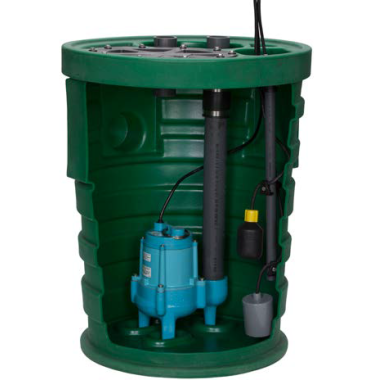 Click here to see Little Giant 511661 Little Giant 10SF2V2D Pit & Plus SR Submersible Simplex Sewage Pump Package, 1/2 HP, 20