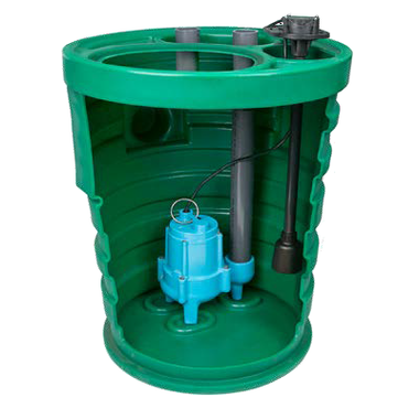 Click here to see Little Giant 511685 Little Giant 10SP2V2D Pit Plus Sr Submersible Simplex Sewage Pump Package, 1/2 HP, 20