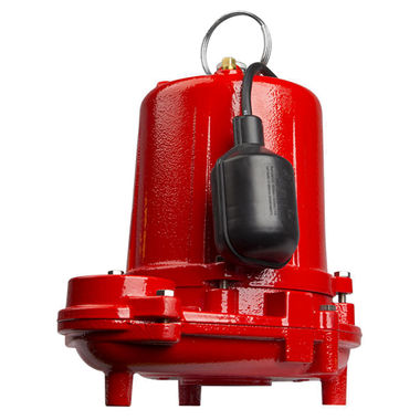 Click here to see Red Lion 620040 Red Lion Heavy-Duty Cast Iron Effluent Pump with Automatic Piggyback Float Switch, 1/3 HP, 115 V, 20' Cord, 2