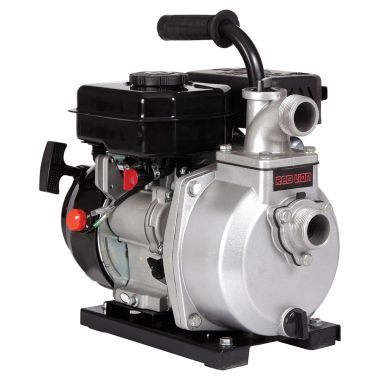Click here to see Red Lion 617031 Red Lion Engine-Driven Water Transfer Pump with Built-In Check Valve, 79' Max Head, 60 GPM, Self-Priming, Aluminum, 1-1/2