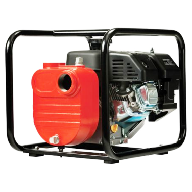 Click here to see Red Lion 617032 Red Lion Engine-Driven Cast Iron Transfer Pump with Kohler 196cc Air-Cooled Engine, 95' Max Head, 170 GPM, Self-Priming, 2