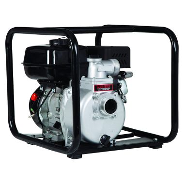 Click here to see Red Lion 617034 Red Lion Aluminum Engine-Driven Semi-Trash Pump with 4 Stroke OHV (208cc) Engine, 92' Max Head, 150 GPM, Self-Priming, 2