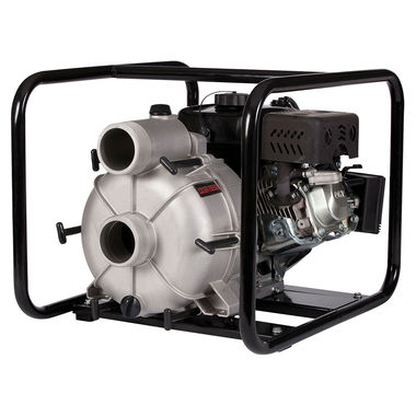 Click here to see Red Lion 617038 Red Lion Aluminum Engine-Driven Trash Pump with 4 Stroke Air-Cooled OHV (208cc) Engine, 3.8qt Fuel Tank, 285 GPM, 3