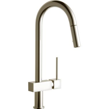 Click here to see Elkay LKAV1031NK Elkay Avado Single Handle Pull-Down Kitchen Faucet, Lever Handle, Brushed Nickel - LKAV1031NK
