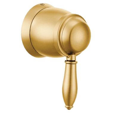 Click here to see Moen TS52104BG Moen Weymouth Volume Control Trim, Lever Handle, Brushed Gold - TS52104BG