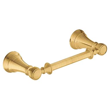 Click here to see Moen YB8408BG Moen Weymouth Pivoting Toilet Paper Holder, Brushed Gold - YB8408BG
