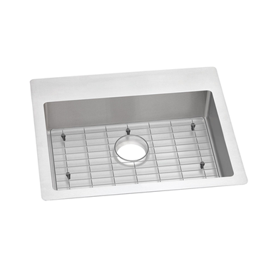 Click here to see Elkay ECTSRAD25226TBG0 Elkay ECTSRAD25226TBG0 Crosstown Stainless Steel Single Bowl Dual Mount ADA Sink Kit