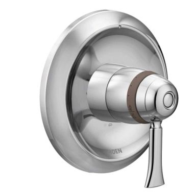 Click here to see Moen T6601 Moen Wynford ExactTemp Single-Handle Valve Trim, Lever Handle, Polished Chrome - T6601
