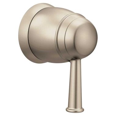Click here to see Moen T4412BN Moen Belfield Volume Control Trim, Lever Handle, Brushed Nickel - T4412BN