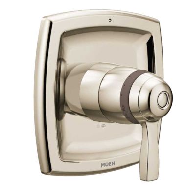 Click here to see Moen T4691NL Moen Voss ExactTemp Single-Handle Valve Trim, Lever Handle, Polished Nickel - T4691NL