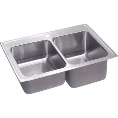 Click here to see Elkay STLRQ3322R1 Elkay STLRQ3322R1 Gourmet Double Bowl Sink