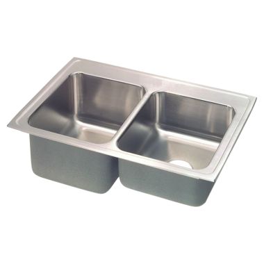 Click here to see Elkay STLRQ3322L0 Elkay STLRQ3322L0 Gourmet Stainless Steel Double Bowl Sink