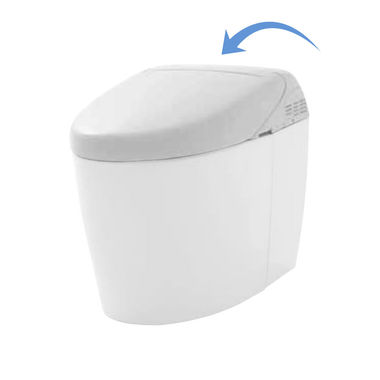 Click here to see Toto SN988M#01 Toto NeoRest RH Dual Flush Cotton White Washlet Seat Only, EWATER+, ADA-Compliant - SN988M#01 RH