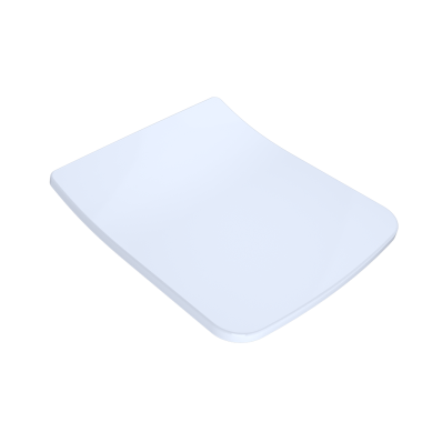 Click here to see Toto SS249R#01 TOTO Slim Square SoftClose Toilet Seat with Lid, Cotton White - SS249R#01