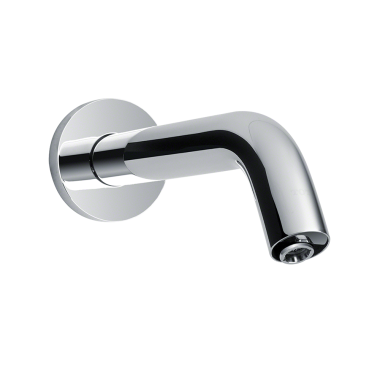 Click here to see Toto TEL133-D20ET#CP TOTO Helix EcoPower Wall-Mount 0.35 GPM Lavatory Faucet with Thermostatic Mixing Valve, Touchless, ADA Compliant, Chrome - TEL133-D20ET#CP