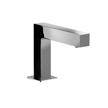 Click here to see Toto TEL143-D20ET#CP TOTO Axiom EcoPower Touchless Lavatory Faucet with Thermostatic Mixing Valve, Vandal Resistant Aerator, 0.35 GPM, Polished Chrome - TEL143-D20ET#CP