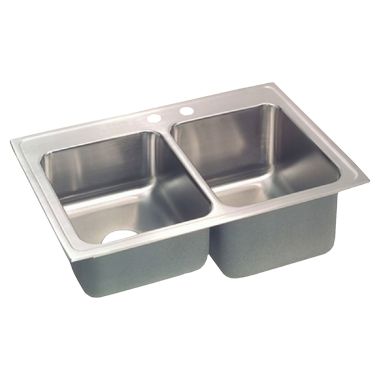 Click here to see Elkay STLR3322RMR2 Elkay STLR3322RMR2 Gourmet Stainless Steel Double Bowl Sink