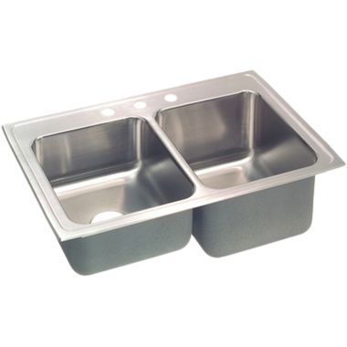Click here to see Elkay STLR3322R2 Elkay STLR3322R2 33x22 inch Gourmet Double-Bowl Sink