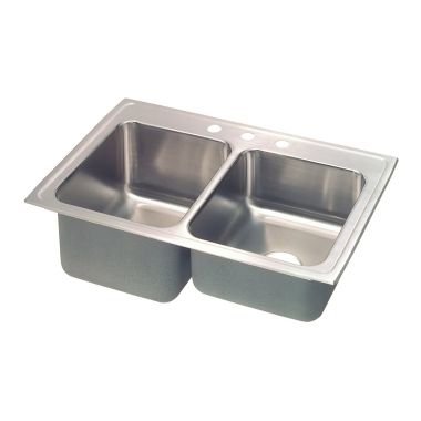 Click here to see Elkay STCR3322L3 Elkay STCR3322L3 Gourmet Stainless Steel Double Bowl Sink