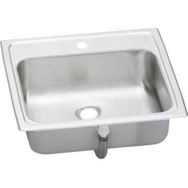 Click here to see Elkay PSLVR1917LO1 Elkay PSLVR1917LO1 Pacemaker Stainless Steel Single Bowl Lavatory Sink