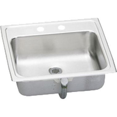 Click here to see Elkay PSLVR19172 Elkay Celebrity Drop-in Bathroom Sink, Single Bowl, Stainless Steel, ADA, Brushed Satin - PSLVR19172