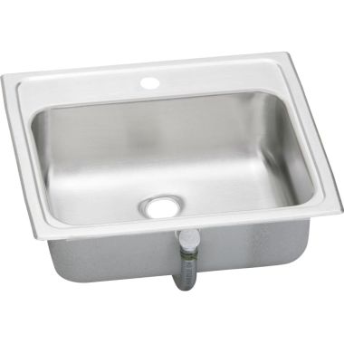 Click here to see Elkay PSLVR19171 Elkay PSLVR19171 Pacemaker Stainless Steel Single Bowl Lavatory Sink