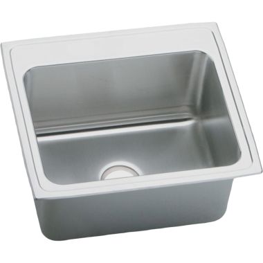 Click here to see Elkay PLA2522120 Elkay PLA2522120 Pursuit Stainless Steel Single Bowl Top Mount Sink