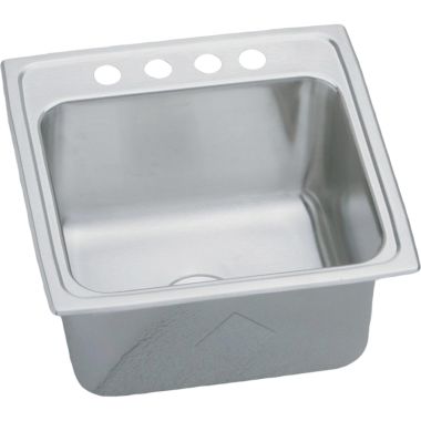 Click here to see Elkay PLA191910OS4 Elkay PLA191910OS4 Pursuit Stainless Steel Single Bowl Indoor Sink