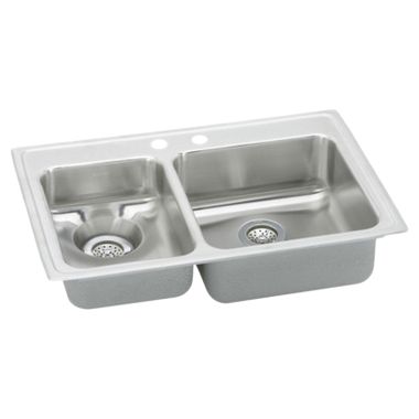 Click here to see Elkay LWR3322L2 Elkay LWR3322L2 Double Bowl Lustertone Sink