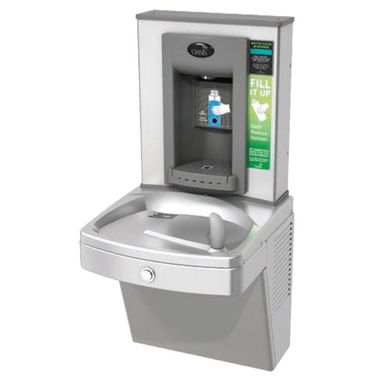 Click here to see Oasis PGV8EBF Oasis PGV8EBF Versacooler II w/ Bottle Filler - 8 GPH, Hands Free, Vandal Resistant, Stainless